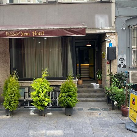 Taksim Sem Hotel Istambul Exterior foto